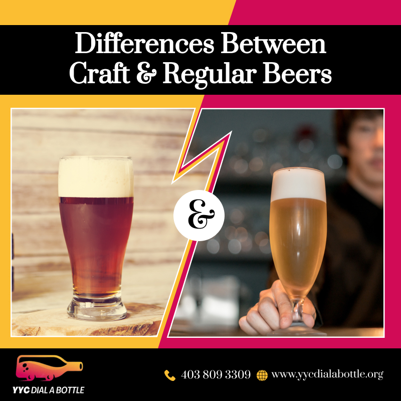 Differences Between Craft & Regular Beers